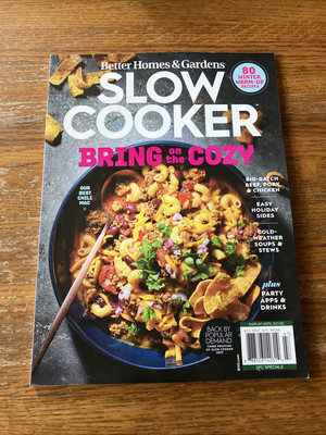 Slow Cooker ~ Better Homes & Gardens Magazine Bring on Cozy ~80 Recipes-image