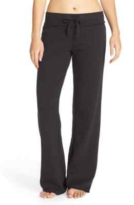 Nordstrom Lingerie Lazy Mornings Lounge Pajama Pants  Sz S  black    $43  #6-image