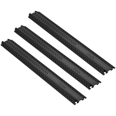 VEVOR 3 PCs 39 in Speed Bumps 2000 lbs Cable Protector Ramp Drop Over Cord Cover-image