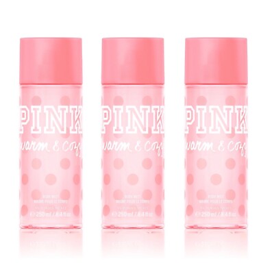 Victoria's Secret PINK Warm & Cozy Body Mist ~ 8.4 fl.oz. ( Lot of 3 )-image