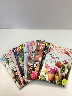 Better Homes & Gardens Magazines Lot Of 13, Years  2017-19 Various Months-image