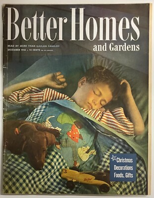 Better Homes & Gardens (Decenber 1946) CHRISTMAS X-MAS FOOD GIFTS DECORATION-image
