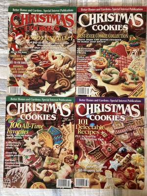 Better Homes & Gardens Vintage CHRISTMAS COOKIES Magazines 1993 1994 1995 1996-image