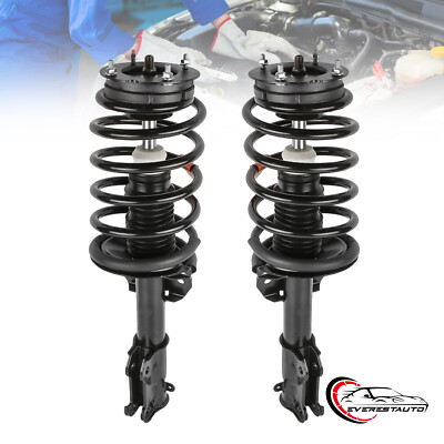 Pair Fit 2005-2010 Ford Mustang Quick Complete Front Struts Shock Absorbers-image