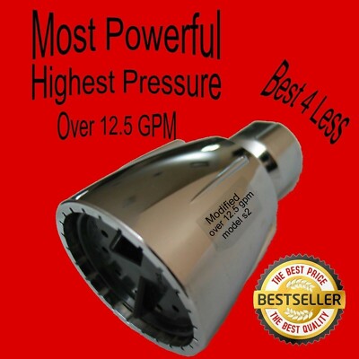 The Original Shower Water Blaster High Pressure Shower Head Model s2 over 12.5-image