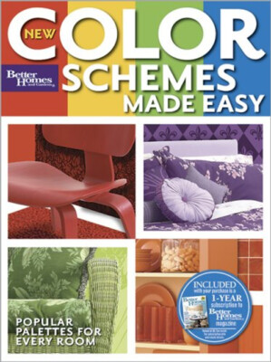 New Color Schemes Made Easy Paperback Better Homes and Gardens Bo-image