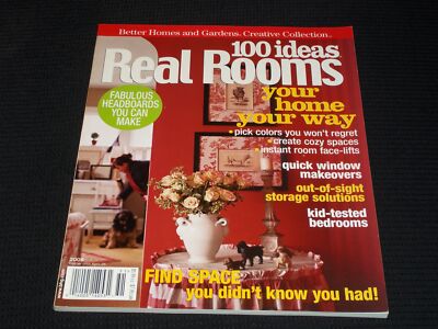 2005 BETTER HOMES & GARDENS 100 IDEAS REAL ROOMS MAGAZINE - E 4524-image