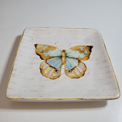 Pier 1 Field Note Butterfly Plate 6