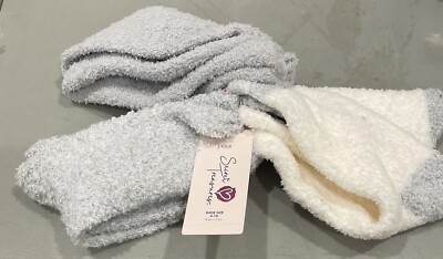 Secret Treasure 3 pair Crew Cozy Socks * 4 styles your choice * Size 4-10 NEW-image