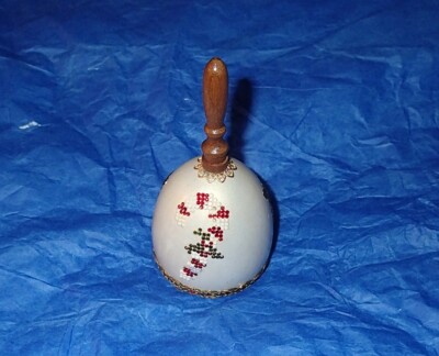 VINTAGE CHRISTMAS BELL ~ WIND-UP FOR MUSIC *UNIQUE-image