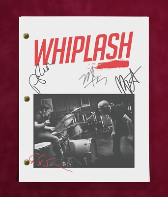 Whiplash Complete Movie Script W/ Reproduction Signatures -image
