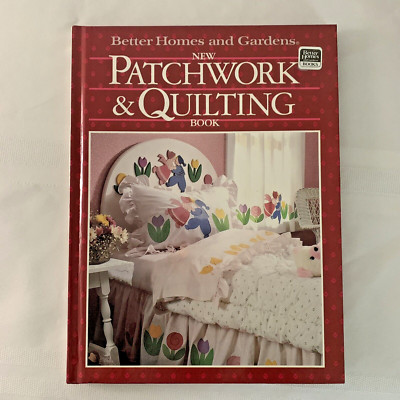 BETTER HOMES AND GARDENS~hardcvr New Patchwork & Quilting Book used 1988 designs-image