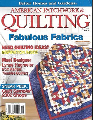 Better Homes and Gardens American Patchwork & Quilting  - June 2002-image