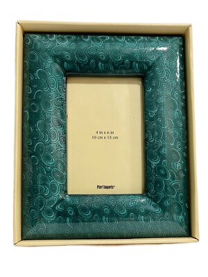 VTG Pier 1 Imports Green Geometric Design 4