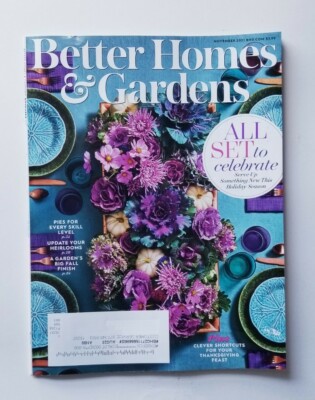 Better Homes And Gardens Magazine November 2021, New-image