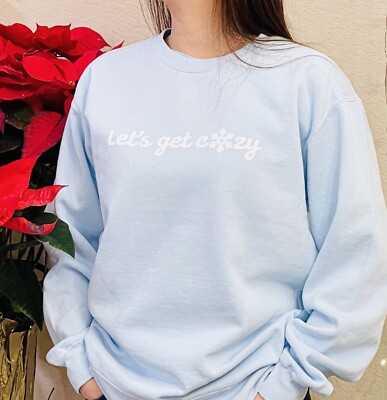 Let Get Cozy Crewneck Sweatshirt-image