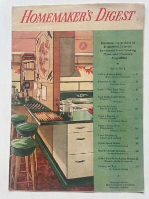 1946 Homemaker's Digest Booklet by Better Homes and Gardens Magazine-image