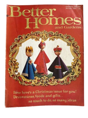 Better Homes & Gardens Magazine December 1963 Christmas Issue No Label-image