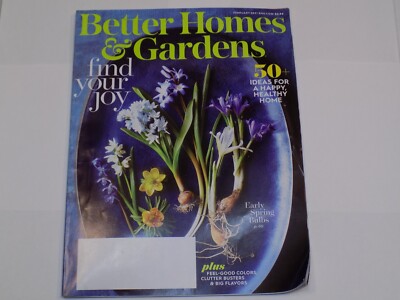 Better Homes Gardens Magazine February 2021 Find Your Joy 50+ Ideas for Happy-image