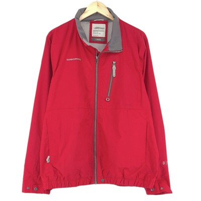 Vintage Didriksons Men Jacket Waterproof Red Zw5 Size L-image