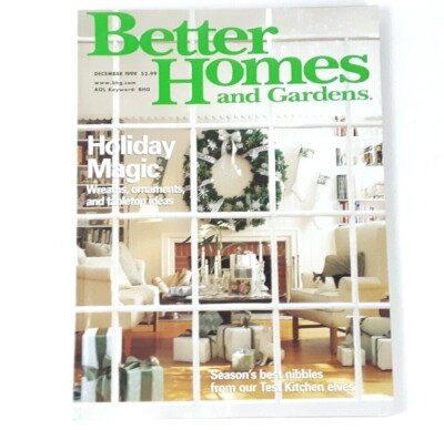 Vintage December 1999 Better Homes and Gardens Magazine Holiday Magic Issue-image
