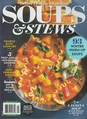 Better Homes & Gardens Soups & Stews Magazine 93 Winter Warm Up Recipes Updated-image