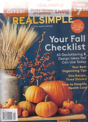Real Simple/Better Homes & Gardens/Martha Stewart Living October 2019-image