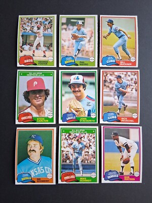 1981 OPC baseball U-pick to complete your set Gray backs #200- 374/EX+-MNT/READ-image