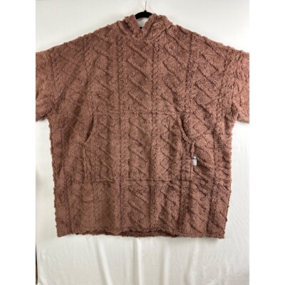 Mizzeo Hoodie Unisex One Size Fuzzy Sherpa Pullover Hoodie Kangaroo Pocket Cozy-image