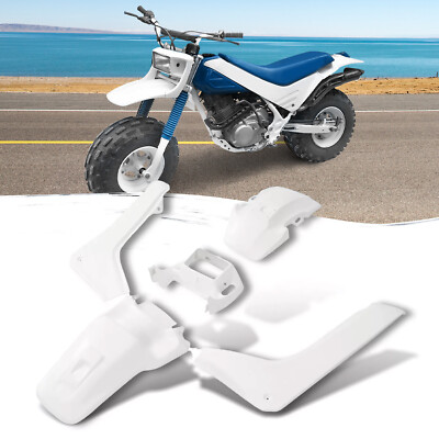For Honda TR200 Fat Cat 1986 1987 Complete Body Kit Fenders Side Covers White-image