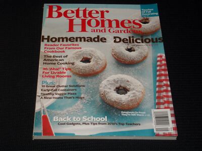 2010 SEPTEMBER BETTER HOMES & GARDENS MAGAZINE - HOMEMADE DELICIOUS - E 2794-image