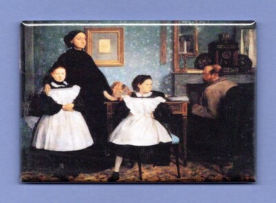 EDGAR DEGAS *2X3 FRIDGE MAGNET* BELLILI FAMILY PAINTING ARTWORK ARTIST FINE  02-image