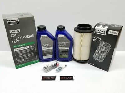 2009-2014 Polaris Sportsman 400 OEM Complete Service Kit - Oil Change Air Filter-image