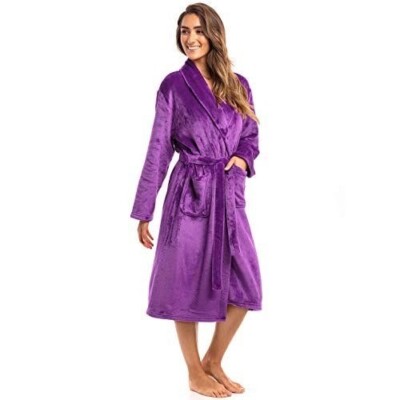 Thread Republic Spa Collection Plush Fleece Robe Luxurious Warm & Cozy Large-image