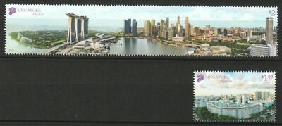 Singapore 2020 Singapore Skyline  (MARINA BAY) Complete 2V MNH mint-image