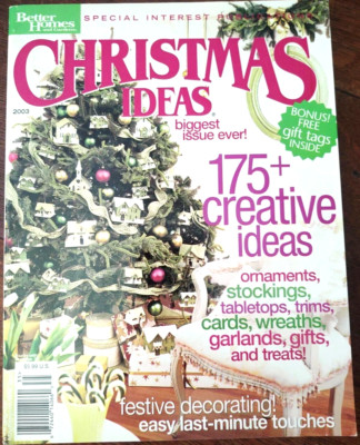 Christmas Ideas Magazine 2003 Better Homes & Gardens 175+ Creative Ideas FREE SH-image