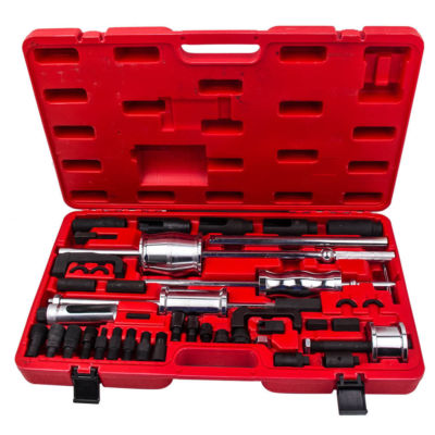 Diesel Injector Extractor Master Set, Slide Hammer Remover Puller Complete Tool-image