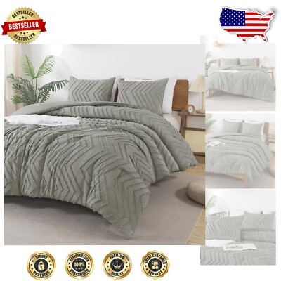 Soft Microfiber Twin/Twin XL Comforter Set - Cozy Bedding for All Seasons-image
