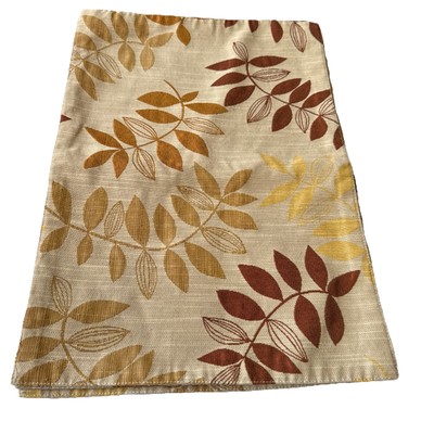 Pier 1 Imports Placemats - Leaves - Set of 4 Rectangle 13