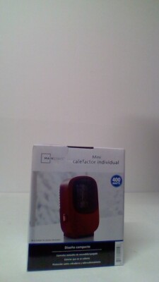  red mainstays personal mini heaters 400 watts with tip-over & heat protection-image