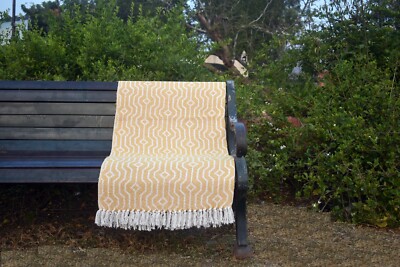 Throw Blanket Hand Woven Cotton Home Decor Washable 120X160 Cm Sofa Throw's-image