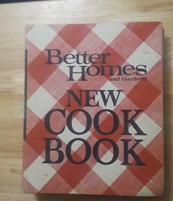 VTG 1968 Better Homes & Gardens New Cook Book Hardback-image