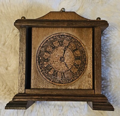 Vintage Clock Coasters Wooden And Cork Design-image