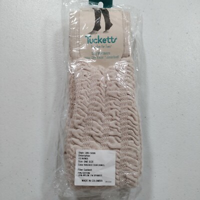Tucketts Leg Warmers toeless over the knee slouched rusched thar dunes 1 pair-image