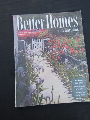 Better Homes & Gardens Magazine, June 1946 House Design-image