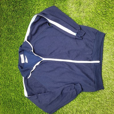 Vintage 80s MOD Kings-Road Track Jacket L/XL 22x26 Blue USA-image