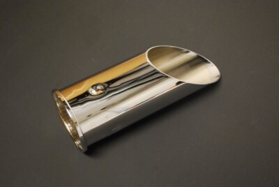 Porsche 911  1965 to 1973 Square end Exhaust Muffler tip new chrome over brass-image