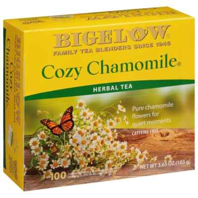 Bigelow Cozy Chamomile Herbal TeaCaffeine Free Tea with Chamomile Flowers 1-image
