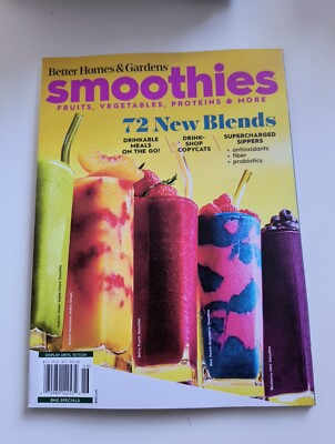 Better Homes & Gardens Smoothies October 2024 Magazine New Blends Free Shipping-image
