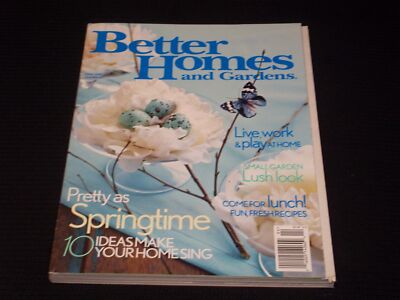 2004 APRIL BETTER HOMES & GARDENS MAGAZINE - SPRINGTIME COVER - E 4588-image